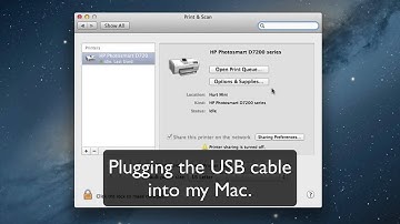 Add USB Printer on Mac