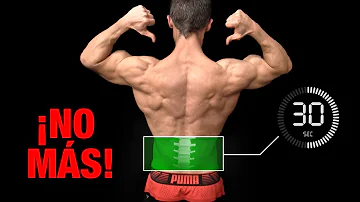 ¿Cuánto tarda en fortalecer los músculos de la espalda?