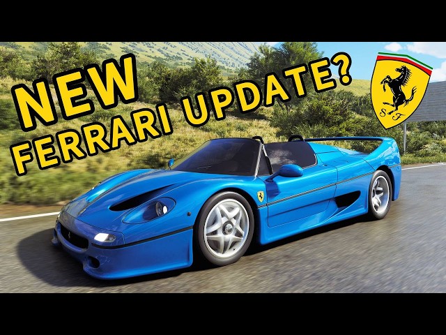 FERRARI F50 フルビュー 1995 Ferrari F50 with rare factory silver paint on My Car