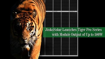 JinkoSolar Launches Tiger Pro Series with Module Output of Up to 580W