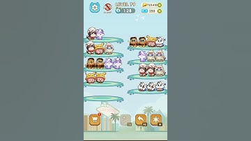 Cat Sort Puzzle: Cute Pet Game (level 79) #catsort #sonatgame #catsortpuzzle