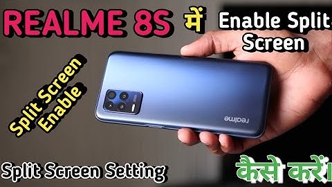 How To Enable Split Screen in Realme 8S, Realme 8S Main SplitScreen Use Keise Kare, #Onlytechsupport