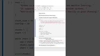 Python One-Liner: RAG Chunking with Overlap for Better Retrieval 📄🧠 #PythonTips