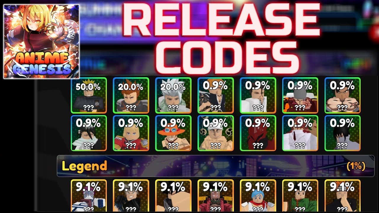 New Anime Genesis ALL CODES & Gameplay Roblox New Game - YouTube