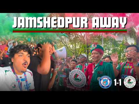 Journey Of An Away Fan | Jamshedpur FC Vs Mohun Bagan Matchday Vlog