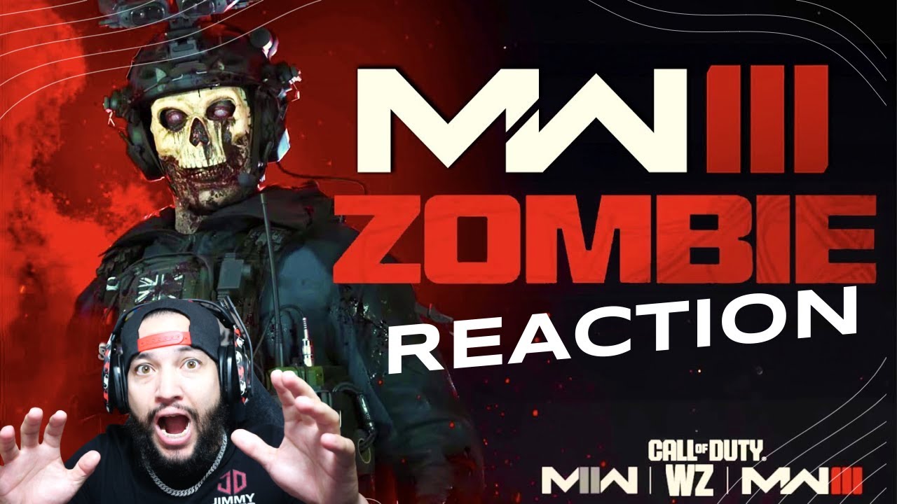 REACTION Zombies Reveal Trailer Modern Warfare III YouTube