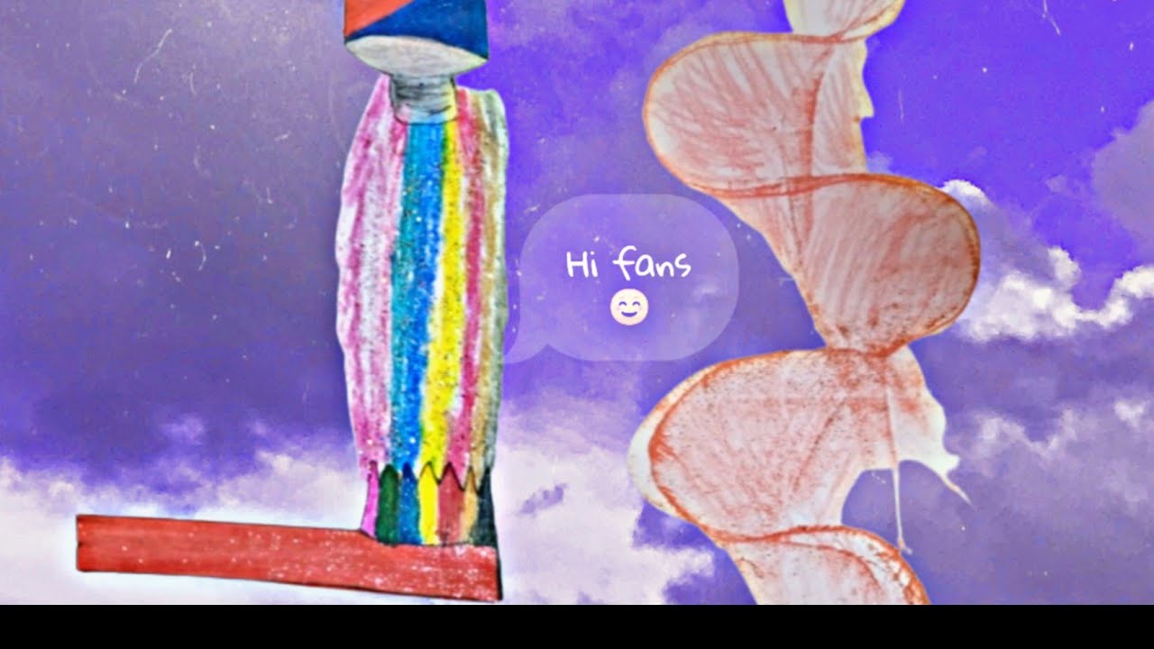 How to Draw brush Toothpaste  Drawing|| Easy Beautiful Thread Painting Design