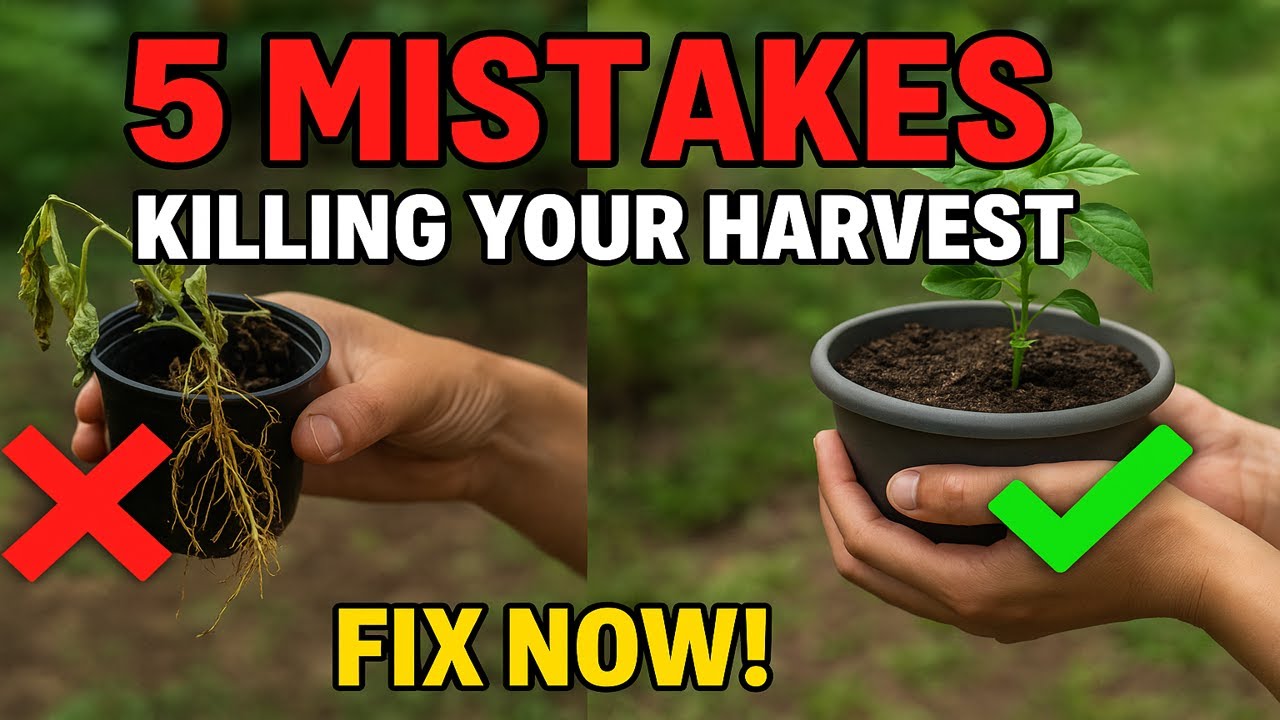 5 Container Gardening Mistakes That Destroy Your Plants