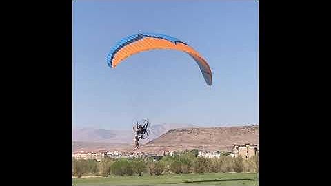 Paramotor Training - Students First Solo Flight Garek