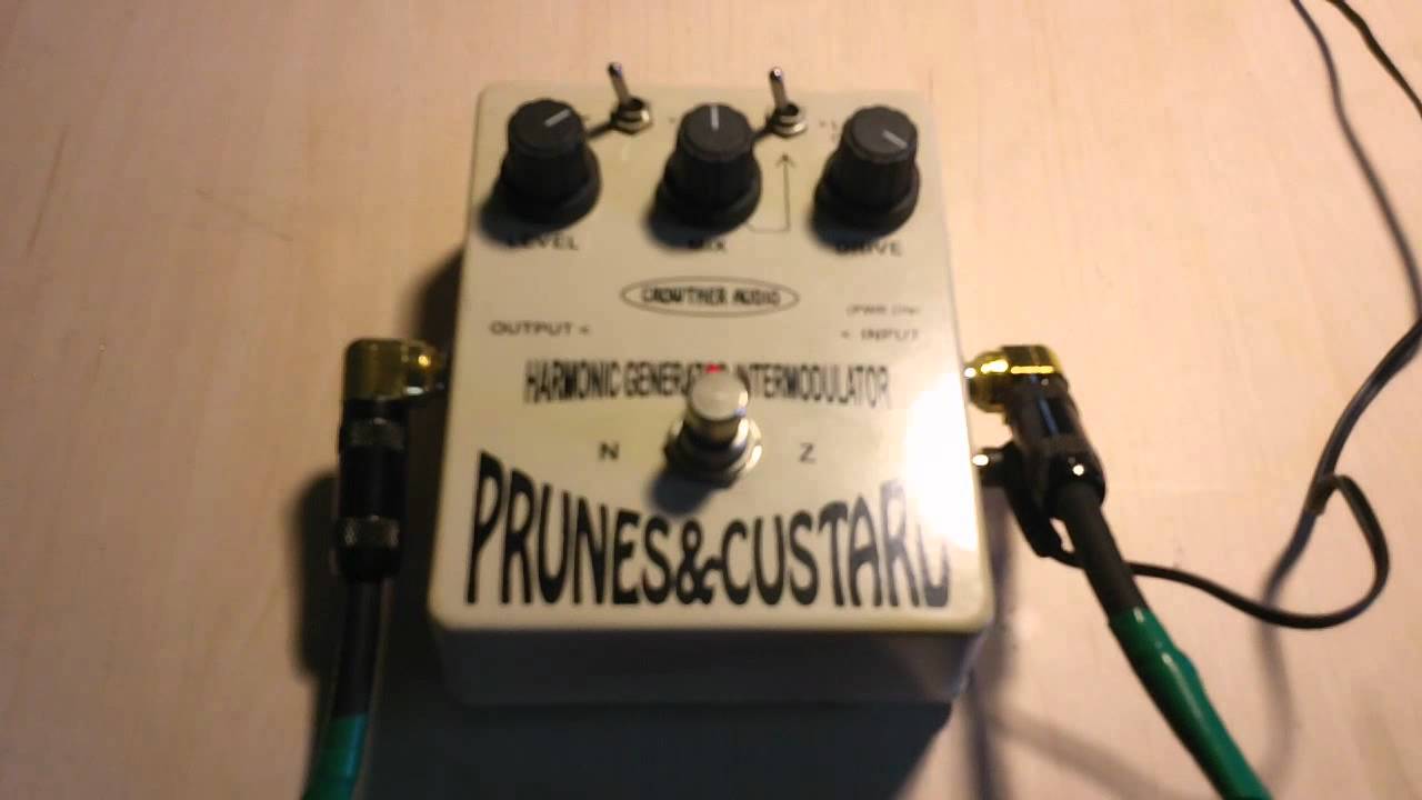 Crowther Audio Prunes & Custard Bass Demo - THE CONTROLS Pt