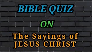 Bible Trivia || Can You Complete A Statement Spoken By Jesus Christ? screenshot 5