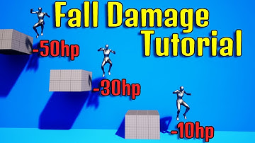 How To Take Fall Damage | Unreal Engine 5 Tutorial