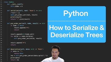 How to Serialize & Deserialize Trees in Python