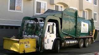 Wittke Front Load Garbage Truck w/ Carry Can - Semi-Auto Recycle Collection
Just before filming the Curotto can in this same area, I filmed this truck collecting the recycling with a carry can. This has to be one of my favorite personal semi-auto videos largely due to the speed of the tipper as well as the very friendly driver.
Its almost hard to believe that these Wittkes which I once thought of as WMs plague that couldnt be avoided, are now something of significance and in many cases, actually very pleasant to find rather than a McNeilus or Amrep.
Well anyway, I hope you enjoy the video as much as I enjoyed filming it! Thanks for watching. Wittke Front Load Garbage Truck w/ Carry Can - Semi-Auto Recycle Collection