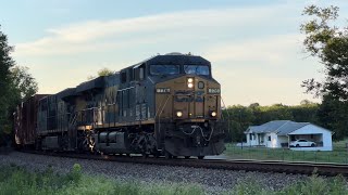 CSX ES44AH 776 w/ Hybrid K5LA Leads Mani-Modal M515-13 on 8/13/22