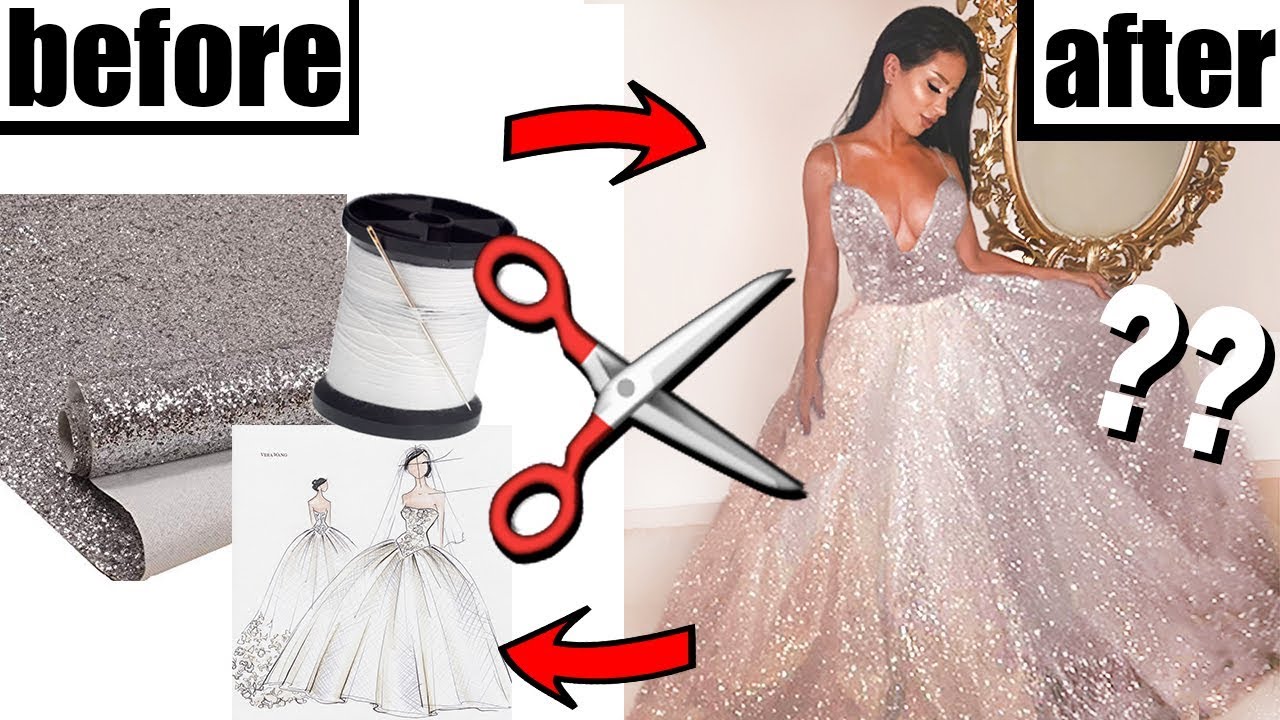 MAKING MY OWN PROM DRESS (*for cheap ...