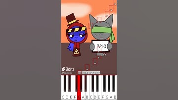 Rating Sprunki Kisses 💋 | Sprunki Incredibox #sprunki (@soristudioanimation) - Octave Piano Tutorial