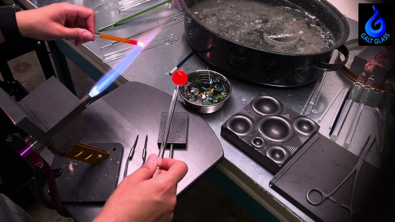 Making a Glass Pumpkin - That's Square!