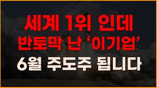 세계 1위인데 반토막 난 '이기업'6월 주도주 됩니다! [주식전망, 2024년주식전망, 6월주식전망, 대폭락]