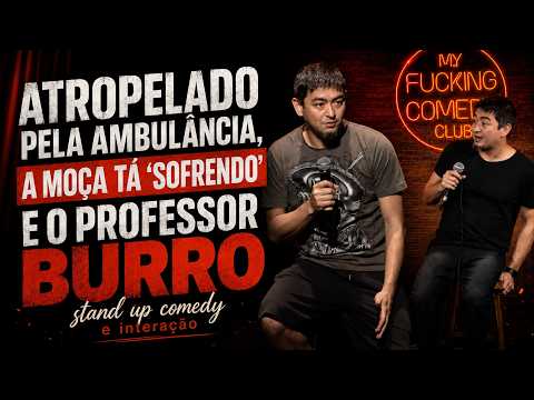 Melhores Momentos: ATROPELADO PELA AMBULÂNCIA, A MOÇA QUE TERMINOU E O PROFESSOR | André Santi |