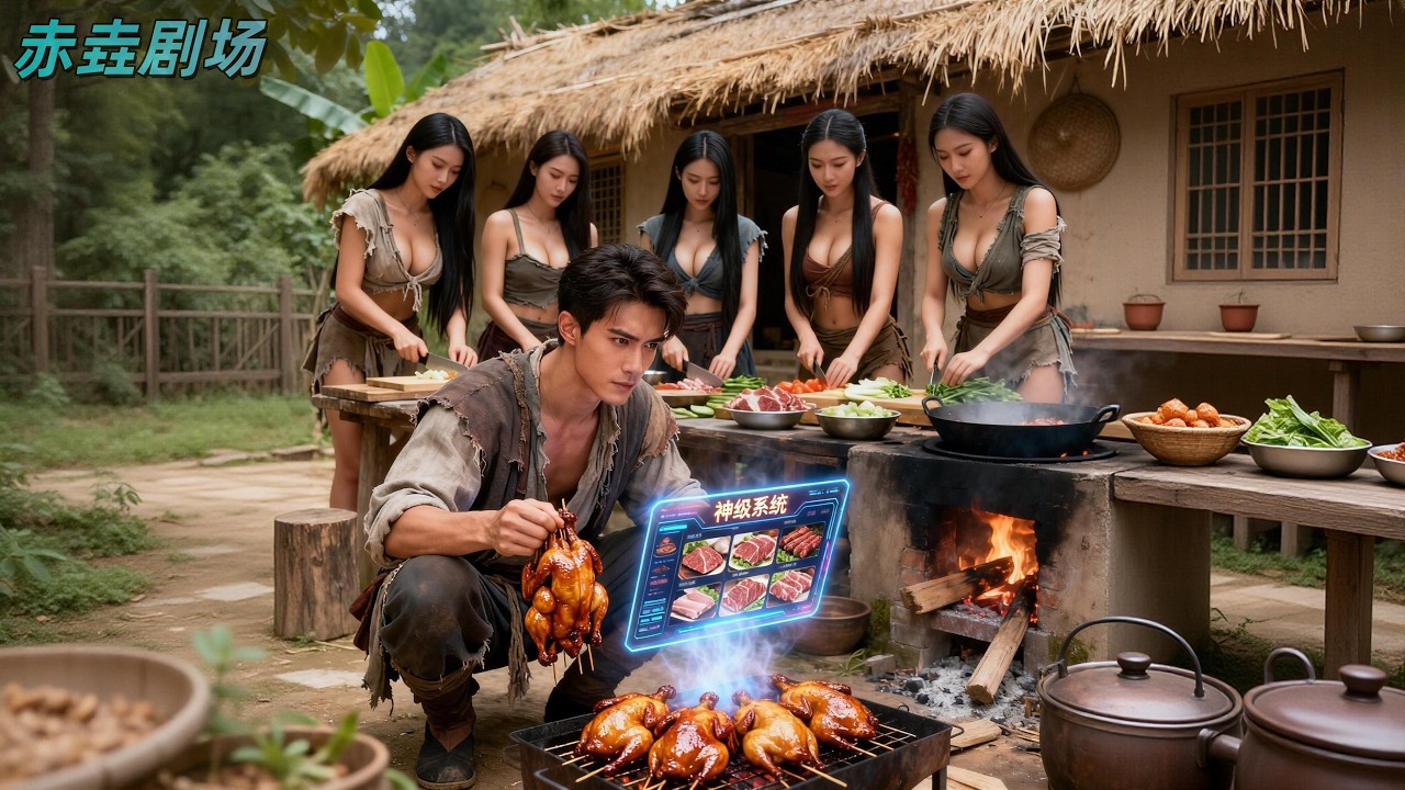 Бедняга попал в эпоху голода, его издевались над невестками, он пробудился и стал есть мясо.