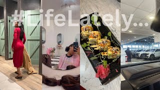 |#vlog :Hair salon visit ,New restaurant, Shein package for the month ,R99 ocean B platter😍 & more🎀.