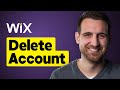 How to Delete Wix Account