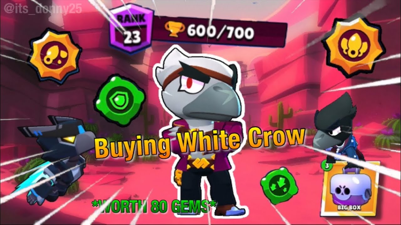 Buying White Crow Worth The Price Youtube - white crow brawl stars price
