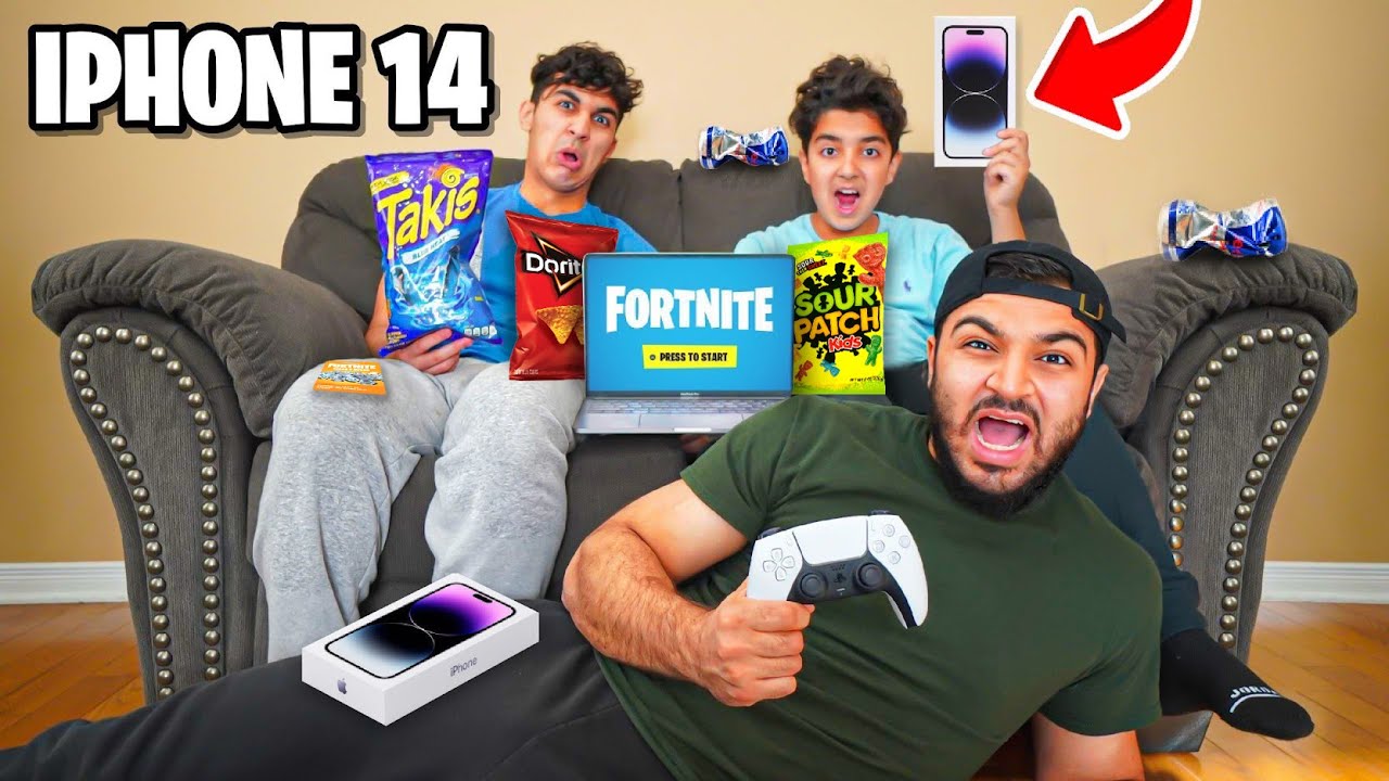 Last To Stop Playing Fortnite Wins IPHONE 14 PRO MAX