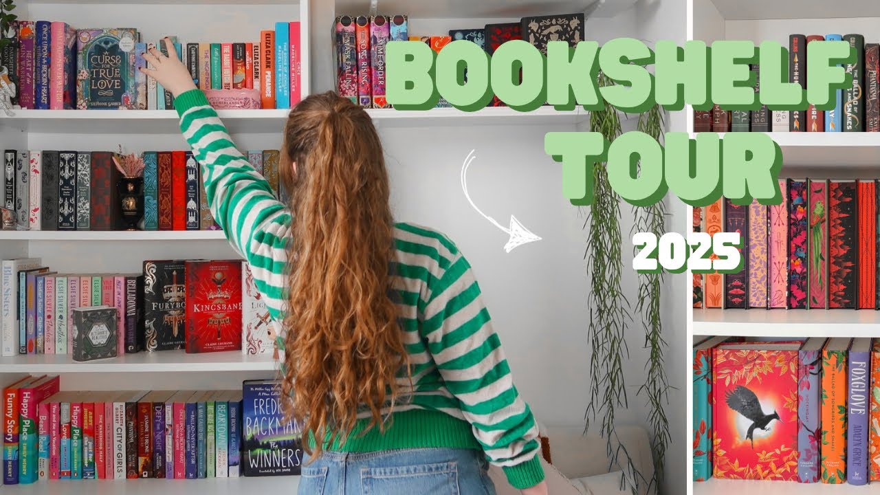 2025 bookshelf tour 🧚🏻
