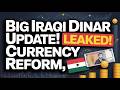 🚨 Big Iraqi Dinar Update! Currency Reform, RV Speculation &amp; Iraq Financial News