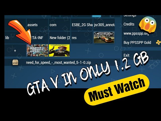 How To Play GTA 5 In PPSSPP! GTA V On PSP Android 