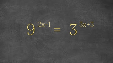 Solving an Exponential Equation with different Bases