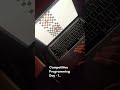 Day-1 Of My Competitive Programming Journey 🌟 | Code With Swastik | Codedorces | DSA #shorts #short