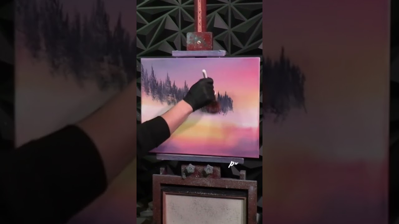 Let's Paint some far off forest with your favorite Art Teacher
