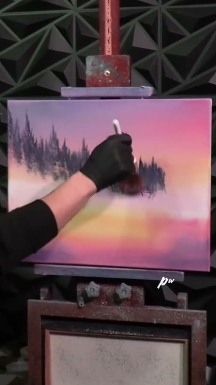 Let's Paint some far off forest with your favorite Art Teacher