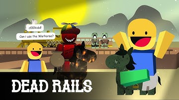 [Dead Rails] NEW HORSE UPDATE WarHorse Pestilence Animation #deadrails #roblox #animation