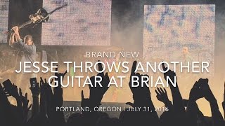 Brand New - Jesse throws another guitar at Brian