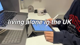 Study diaries in the UKㅣsurviving 10 days of a terrible cold | library life | timelapse study