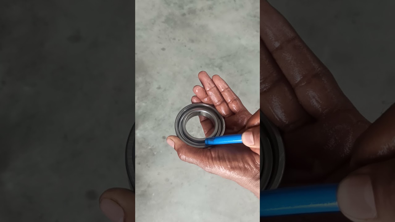 Bearing rotation with compressed air