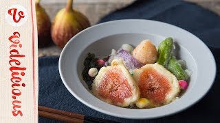 今が旬!紅葉おろしでさっぱりといただく無花果の揚げ出し｜How to make Deep-fried Fig in Japanese Soup Stock