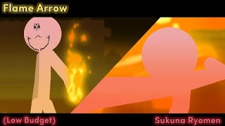Flame Arrow || JuJust Kaisen | Stick Nodes