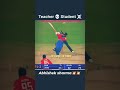 Abhishek Sharma Yuvraj Singh Cricket Cricketlover Abhishek Sharma Yuvraj Singh Cricket Cricketlover