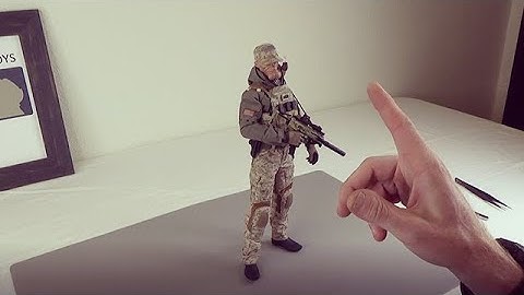 Talking Kitbashes with a 1/6 scale Custom Popeye the Navy Seal Action Figure