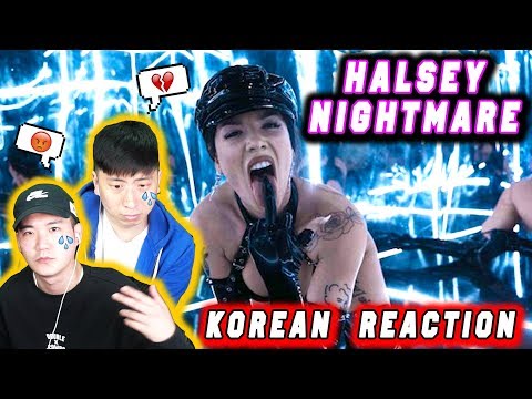 🔥(ENG)/ KOREAN Rappers / react to Halsey – Nightmare 💧💧