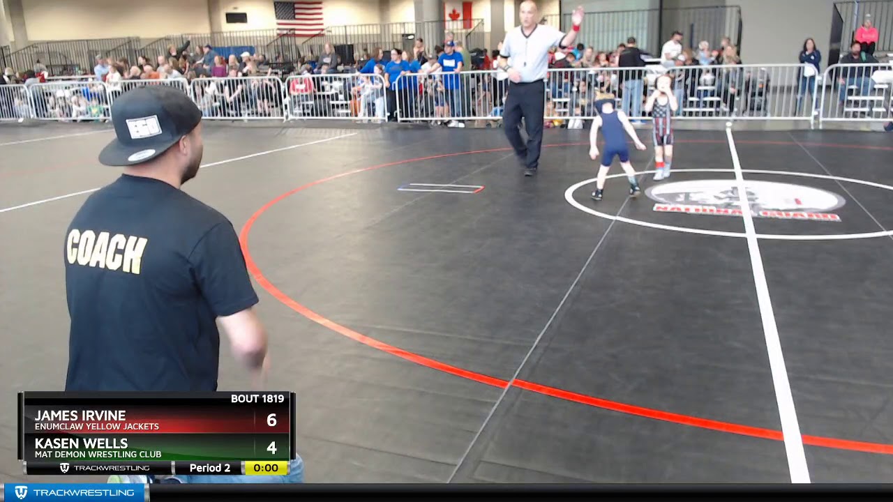 TB 6U 3134 Kasen Wells Mat Demon Wrestling Club Vs James Irvine