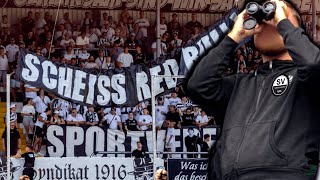 Wie Sandhausen ein "Scheiss Red Bull" Banner in Leipzigs Block schmuggelte...