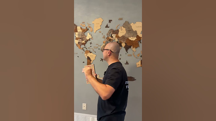 Új fa világtérképem falra 🌍