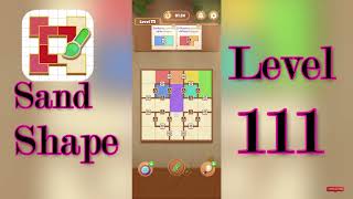 Sand Shape Level 111 Walkthrough 🔶 | Geometric Logic Puzzle Solution | MiniBoss
