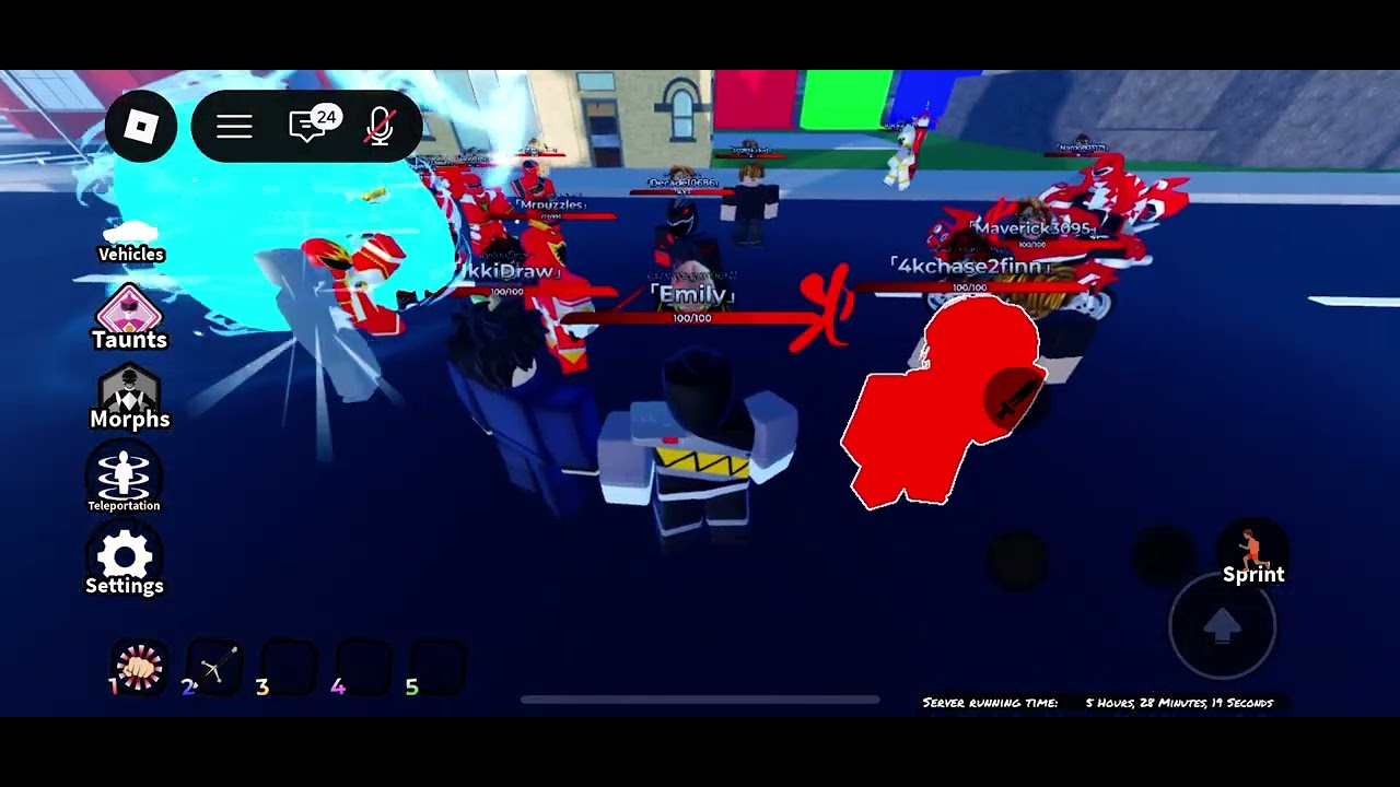 Power rangers black forver team 